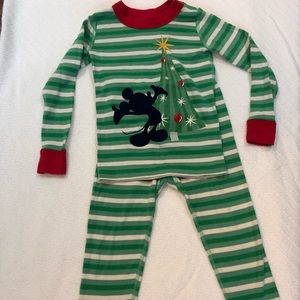 Hanna Anderson Christmas pajamas Mickey Mouse